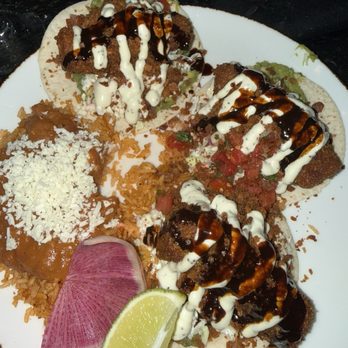 La Food Marketa - Crispy Fish Tacos - Latin American Near Me - Baltimore, Maryland
