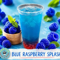 Blue Raspberry Splash Boba - Seasonal