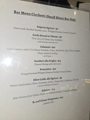 Menu photo 6 Sgrizzi By Chef Marc Las Vegas, NV Menu photo 6 Sgrizzi By Chef Marc Las Vegas, NV