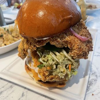Great Maple Modern American Eatery - Fried Fish Sandwich - American Near Me - Anaheim, California Great Maple Modern American Eatery - Fried Fish Sandwich - American Near Me - Anaheim, California