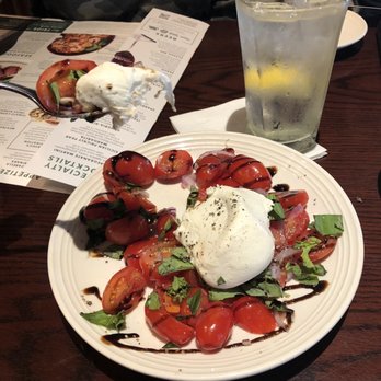 Carrabba's Italian Grill - Tomato Caprese with Fresh Burrata - Italian Near Me - Webster, Texas