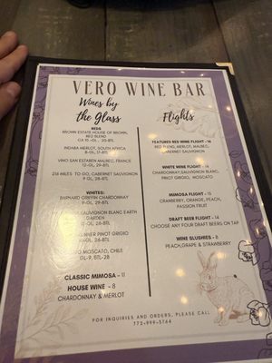 Menu photo 3 Vero Wine Bar Vero Beach, FL