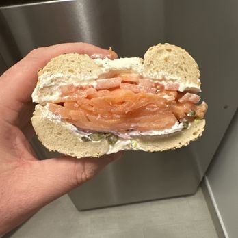 Bagelworks - Sliced Salmon Sandwich - Bagels Near Me - New York, New York