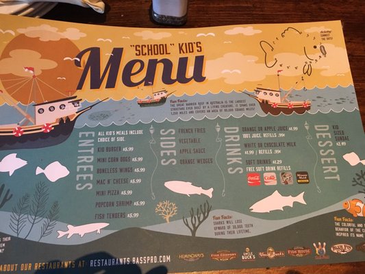 Menu photo 5 White River Fish House Branson, MO