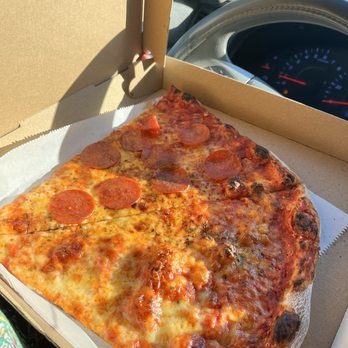 Sabatino's Pizza - Two slices of pizza - Pepperoni slice, cheese slice - Pizza Near Me - Charleston, South Carolina Sabatino's Pizza - Two slices of pizza - Pepperoni slice, cheese slice - Pizza Near Me - Charleston, South Carolina