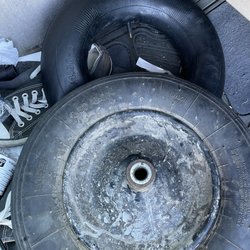 Garvanza Hardware - Old inner tube out, new one in