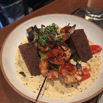 Gather in Jackson Hole - Grilled Shrimp - New American Near Me - Jackson, Wyoming