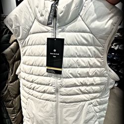 Lululemon Athletica - Primaloft vest developed to serve the needs of the military when they needed a goose-down alternative that is water-resistant.