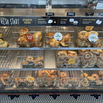 Einstein Bros. Bagels - Bagel selection. Not bad for around 12:30. - Sandwiches Near Me - Long Beach, California Einstein Bros. Bagels - Bagel selection. Not bad for around 12:30. - Sandwiches Near Me - Long Beach, California