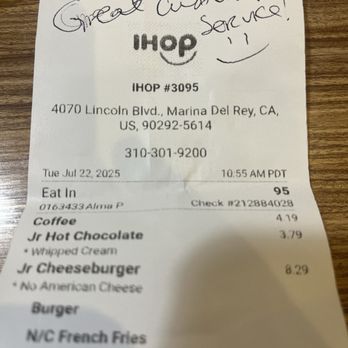 IHOP - American Near Me - Marina Del Rey, California