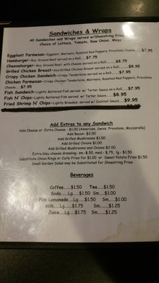 Menu photo 1 Three J's Cafe Bolton, CT