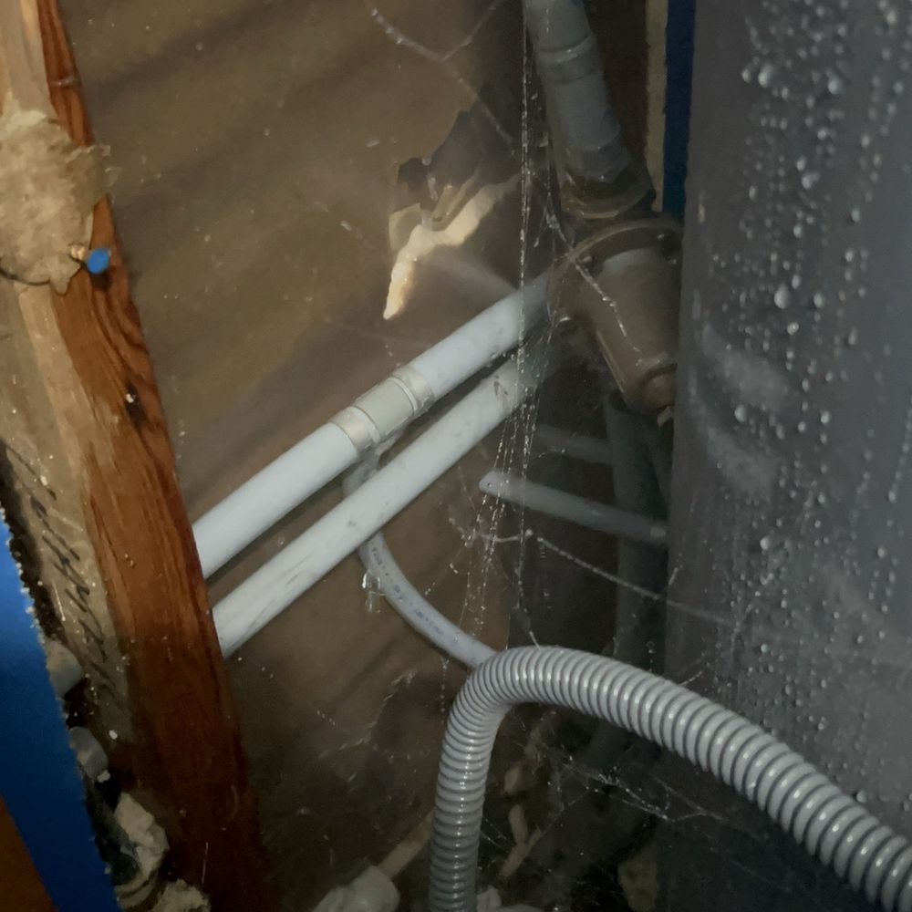 Pro Image Plumbing - Busted 30 year old pvc water line. - Plumbing Near Me Pro Image Plumbing - Busted 30 year old pvc water line. - Plumbing Near Me