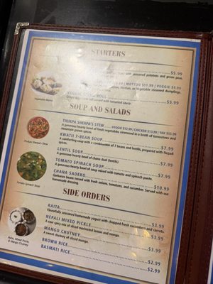 Menu photo 2 Tara's Himalayan Cuisine Los Angeles, CA Menu photo 2 Tara's Himalayan Cuisine Los Angeles, CA