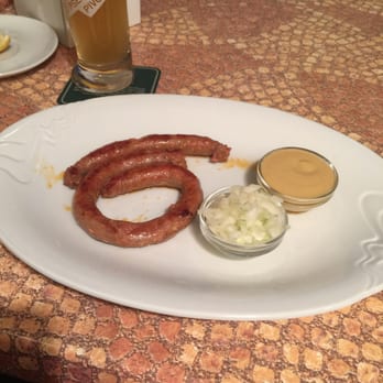 Staroměstská restaurace - Lamb sausage with to die for mustard... - Czech Near Me - Prague, Puerto Rico Staroměstská restaurace - Lamb sausage with to die for mustard... - Czech Near Me - Prague, Puerto Rico