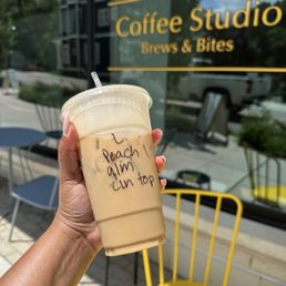Peach Cobbler Latte