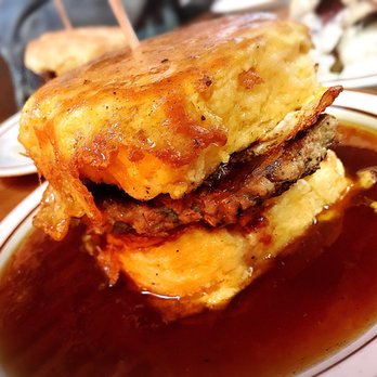 Denver Biscuit Co. - Broadway - The Dahlia w/ French toast biscuit - Breakfast & Brunch Near Me - Denver, Colorado Denver Biscuit Co. - Broadway - The Dahlia w/ French toast biscuit - Breakfast & Brunch Near Me - Denver, Colorado