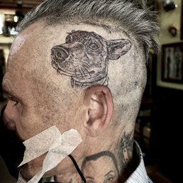 Head tattoo