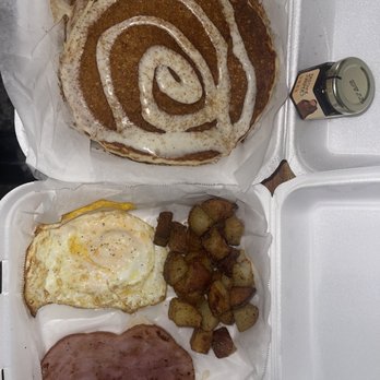 Brother Juniper's - Pancake Special - Cinnamon Roll Pancakes (2) - Breakfast & Brunch Near Me - Memphis, Tennessee