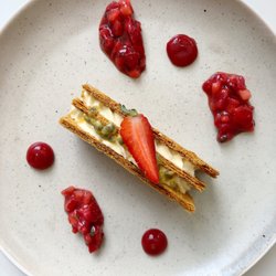 The Modern Pantry - Passion fruit & yuzu mille feuille