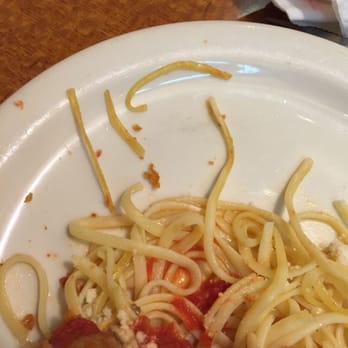 Sizzler - Those three pieces on the edge of the place are complete raw spaghetti pieces!They broke inside my mouth, hurt me as I chewed!!! - Seafood Near Me - Banning, California Sizzler - Those three pieces on the edge of the place are complete raw spaghetti pieces!They broke inside my mouth, hurt me as I chewed!!! - Seafood Near Me - Banning, California