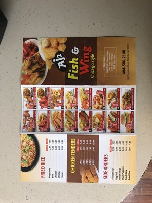 Menu photo 2 AJ2 Fish & Wing Atlanta, GA Menu photo 2 AJ2 Fish & Wing Atlanta, GA
