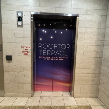 Sky Terrace - Elevator entrance from Concourse - Local Flavor Near Me - San Francisco, California Sky Terrace - Elevator entrance from Concourse - Local Flavor Near Me - San Francisco, California