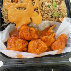WNB Factory Wings & Burger - Rice & 5 boneless wings Combo