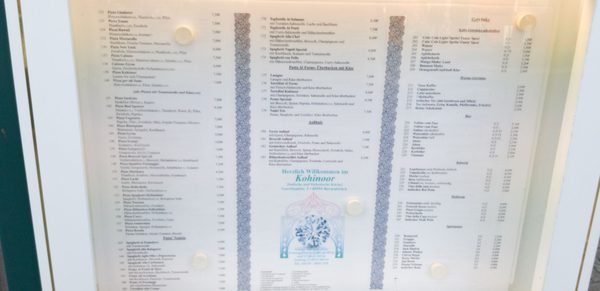 Menu photo 1 Kohinoor Bersenbrück, NI