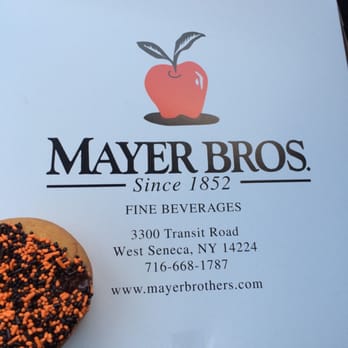 Mayer Bros Cider Mill - Can't have enough Orange and Chocolate sprinkles. - Fruits & Veggies Near Me - Buffalo, New York Mayer Bros Cider Mill - Can't have enough Orange and Chocolate sprinkles. - Fruits & Veggies Near Me - Buffalo, New York