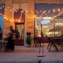 Terra Bona Hawaiian Shave Ice and Coffee Company - Enjoy our patio on a nice evening!