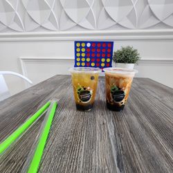 Teamania - Peace tea boba and brown sugar boba