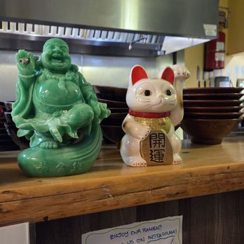 Ichiban Ramen & Poki - Decor above the eating bar - Ramen Near Me - Fresno, California Ichiban Ramen & Poki - Decor above the eating bar - Ramen Near Me - Fresno, California