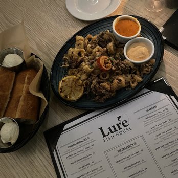 Lure Fish House - Crispy Calamari - Seafood Near Me - Porter Ranch, California
