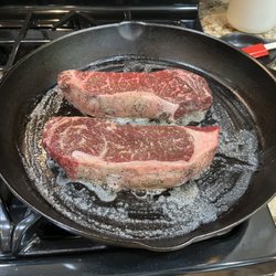 Bayside Market - Mmmmmm....sizzling......little butter in olive oil....