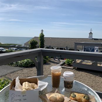 Marion's Pie Shop - Cinnamon buns in the box on the left. View is from Our hotel not the restaurant - Bakeries Near Me - Chatham, Massachusetts Marion's Pie Shop - Cinnamon buns in the box on the left. View is from Our hotel not the restaurant - Bakeries Near Me - Chatham, Massachusetts