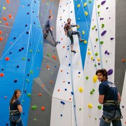 Movement Golden - One of the many top rope walls