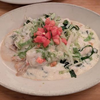 Maudie’s - Hill Country - Poblano Crema Enchiladas - Tex-Mex Near Me - Austin, Texas Maudie’s - Hill Country - Poblano Crema Enchiladas - Tex-Mex Near Me - Austin, Texas