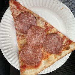 Bob's Thin Crust Pizza - Bob's thin crust pizza slice