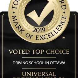Universal Driving School - Top Choice Award Winner 2019 In the Ottawa!!