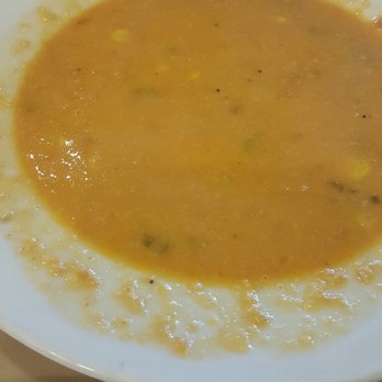 Jason's Deli - Lobster Bisque bowl.......tangy, real bits of lobster meat! - Delis Near Me - Winston Salem, North Carolina
