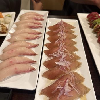 Tomikawa Japanese Restaurant - Yellow Yellowtail Belly Sashimi - Japanese Near Me - Pasadena, California