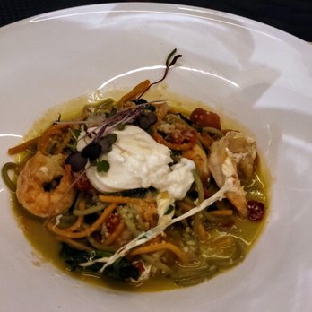 HAVEN Riverfront Restaurant & Bar - GRILLED SHRIMP SPINACH TONNARELLI PASTA - New American Near Me - Edgewater, New Jersey