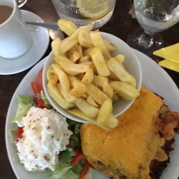 The Holy Grail - Lasagna with salad and chips. - Modern European Near Me - Enniscorthy, WX