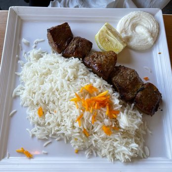 Sidewalk Grill - Filet Mignon Skewer Gluten Free - Mediterranean Near Me - Los Angeles, California