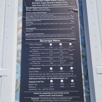 Blondies Vegan Wholesale - Menu - Vegan Near Me - Honolulu, Hawaii Blondies Vegan Wholesale - Menu - Vegan Near Me - Honolulu, Hawaii