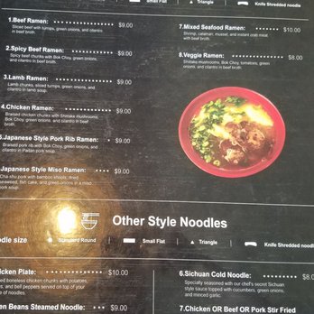 Noodle St - Menu - Noodles Near Me - Fullerton, California