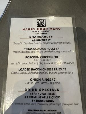 Menu photo 6 ABBQ Atlantic Beach, FL