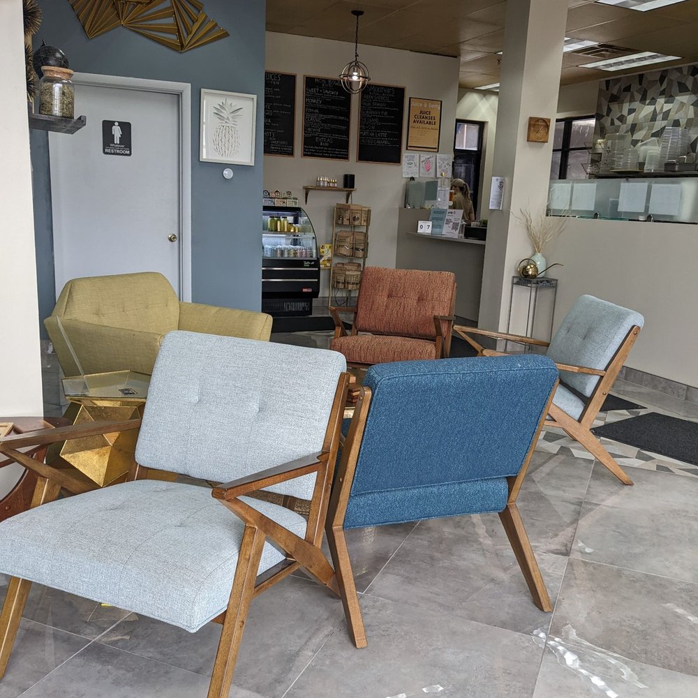 Seating area with chairs