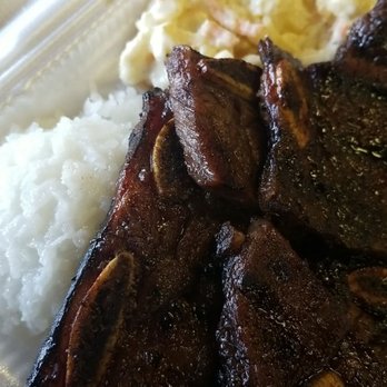 Matiki Island BBQ - Kalbi Short Ribs with Mac - Hawaiian Near Me - Anaheim, California