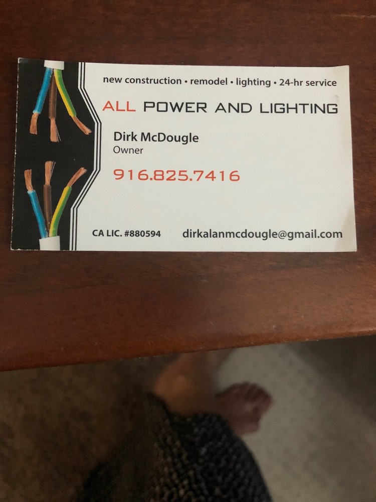Slide of All Power and Lighting